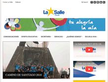 Tablet Screenshot of lasalleteruel.es